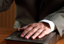 Parties and Perjury: The Truth About Testifying hand on bible