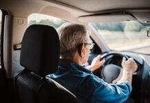 Driving the Wrong Way: Elders with Limited Capacity are a Hazard on the Road Senior man driving car on the highway